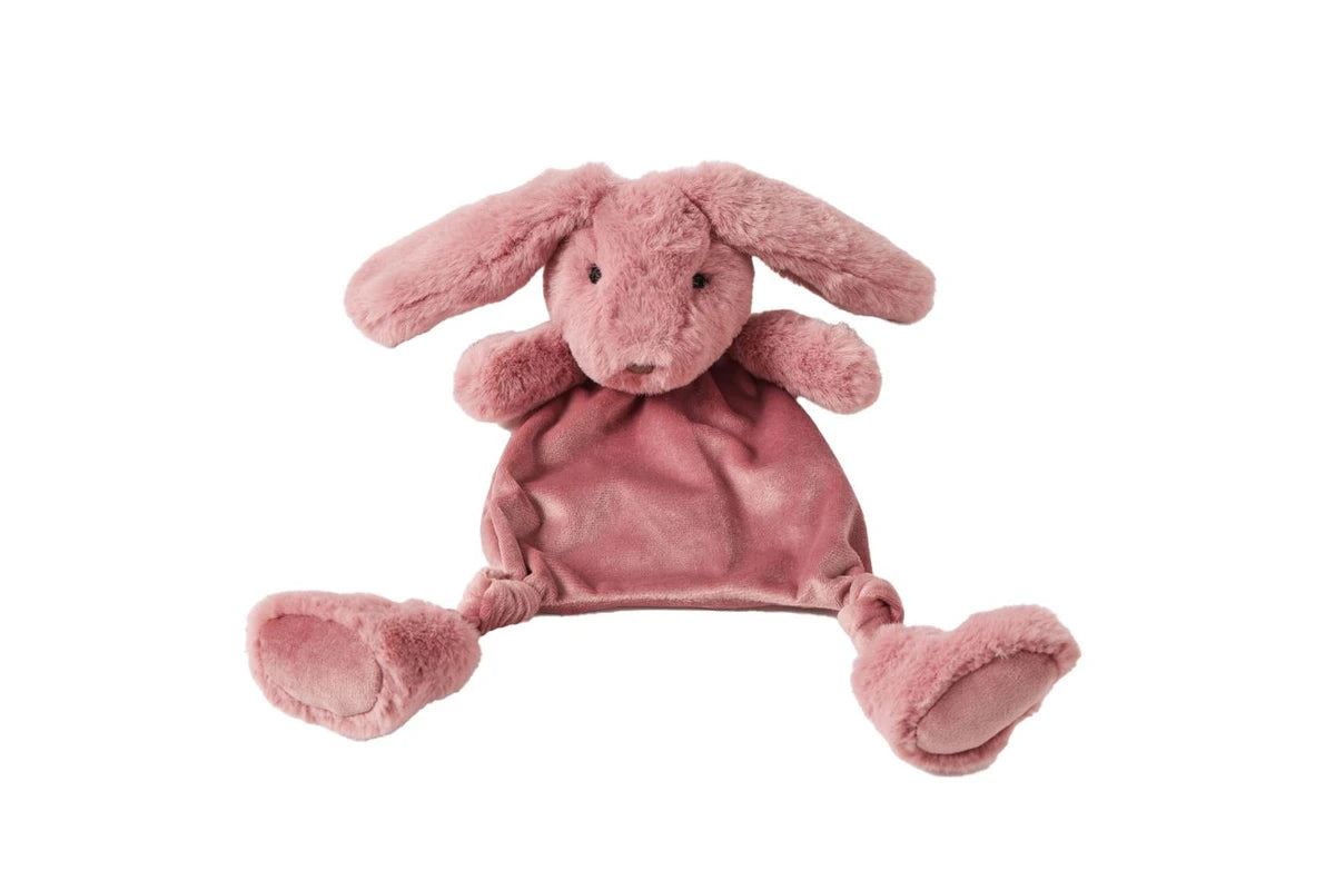 Jiggle & Giggle Bunny Comforter Baby Infant Soft Cuddle Toy (Raspberry) 0m+