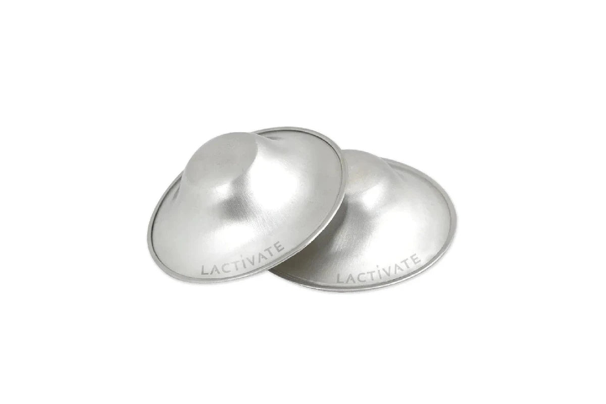 Lactivate Silver Nursing Cups For Breastfeeding Sore Nipple Relief S/M/L/XL