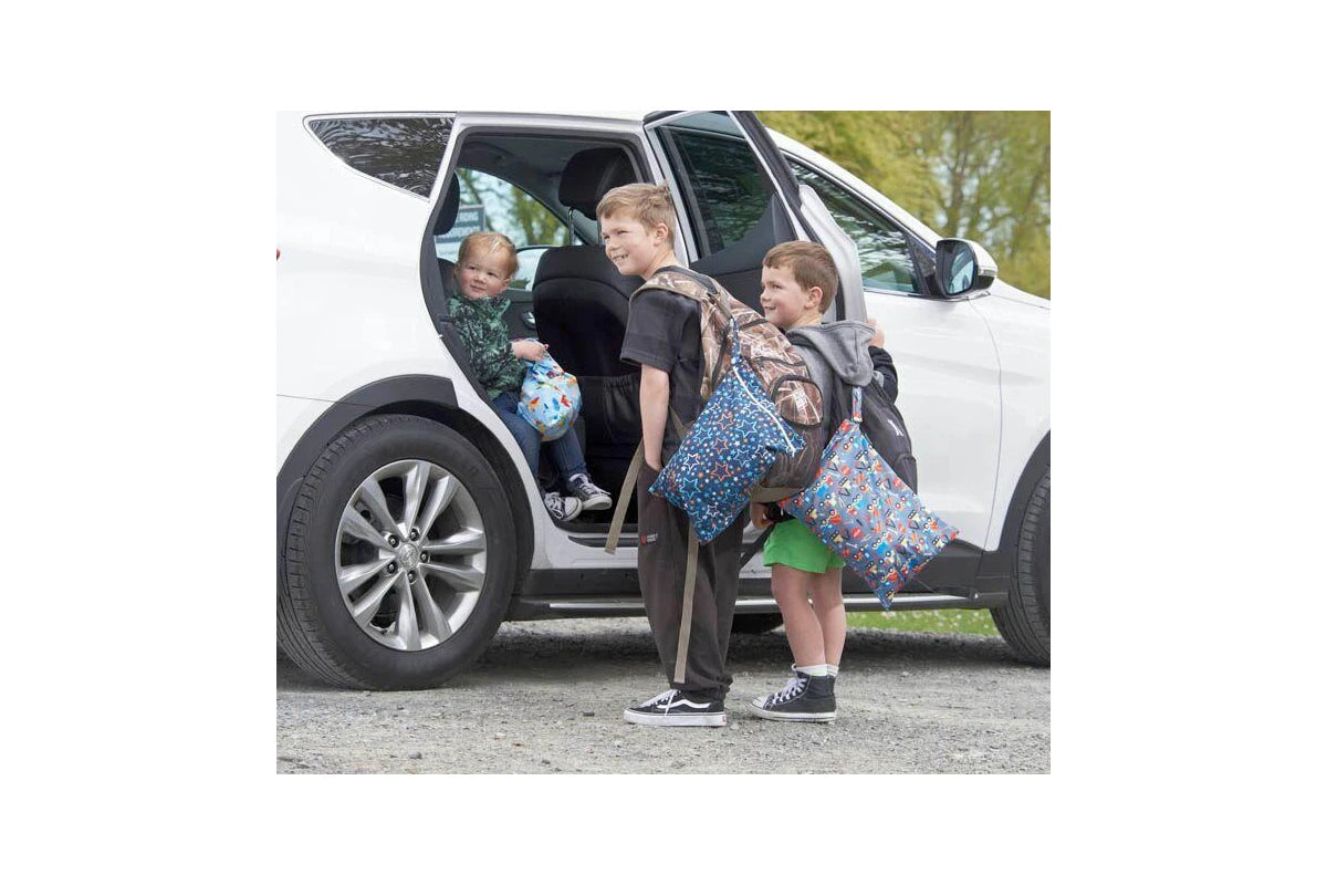 Mum 2 Mum Wet Bag - Swans/Pink (2 Pack)