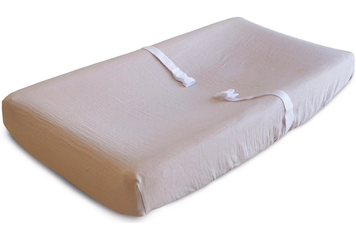 Mushie Changing Pad Cover (Blush)