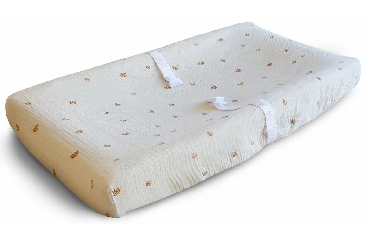 Mushie Changing Pad Cover (Rainbow)