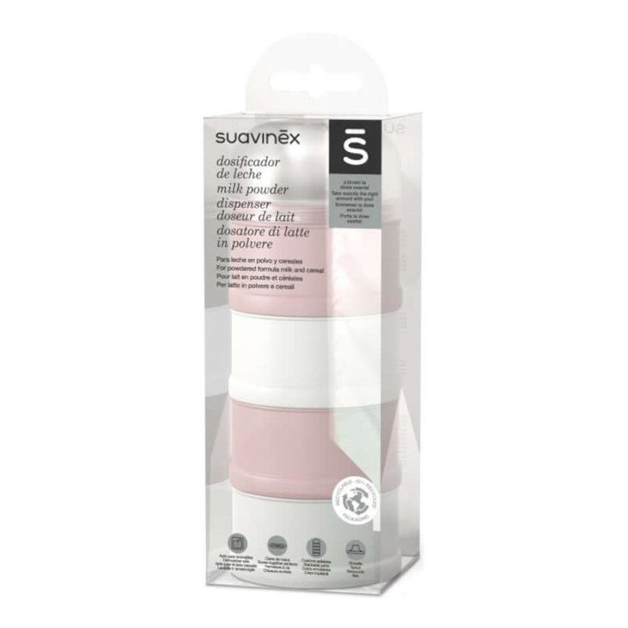 Suavinex Hygge Baby Milk Powder Dispenser (Pink)