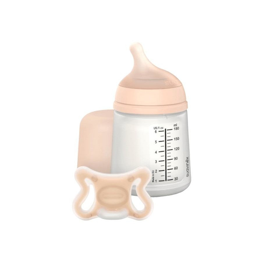 Suavinex Zero Zero Newborn Starter Set 180ml - Adaptable Flow 0+ Months