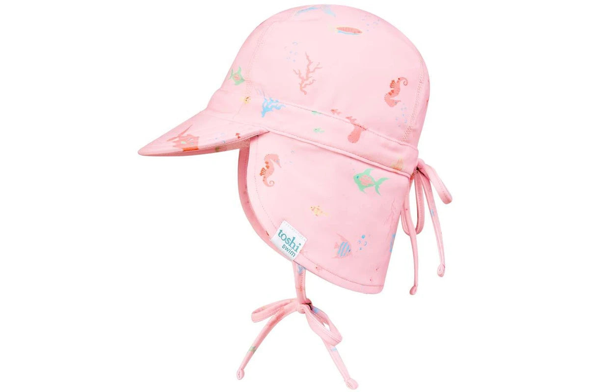 Toshi Swim Baby Flap Cap Classic Coral