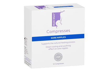 12pc Multi-Mam Compresses Gel Treatment For Sore Nipples Cooling Soothing