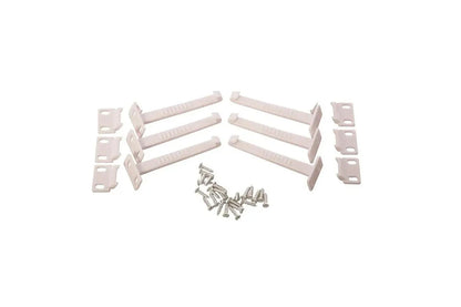 18x Dreambaby Self-Locking Cabinet/Drawer Baby/Children Safety Catches (White)