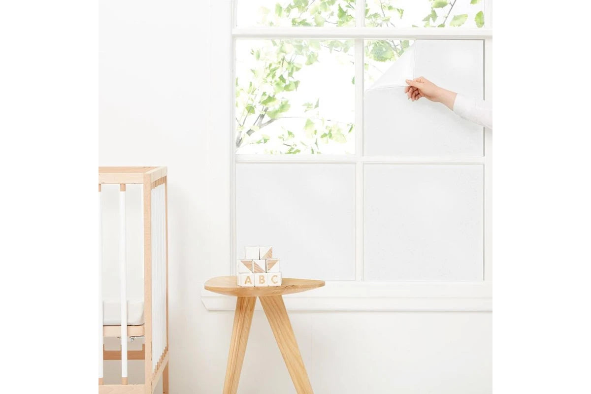 2pc Ergopouch 183cm Window Blackout Static-Cling Blinds Home Room Cover (White)