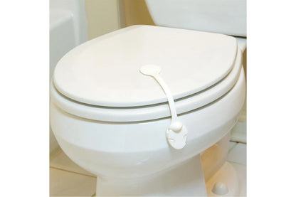 2x Dreambaby Bathroom Safety Baby/Toddler/Child Toilet Latch/Lock (White Adhesive)