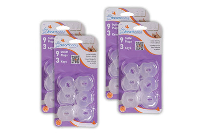36pc Dreambaby Baby/Child Safety Keyed Outlet Plugs w/3 Key Clear For AU/NZ Plug