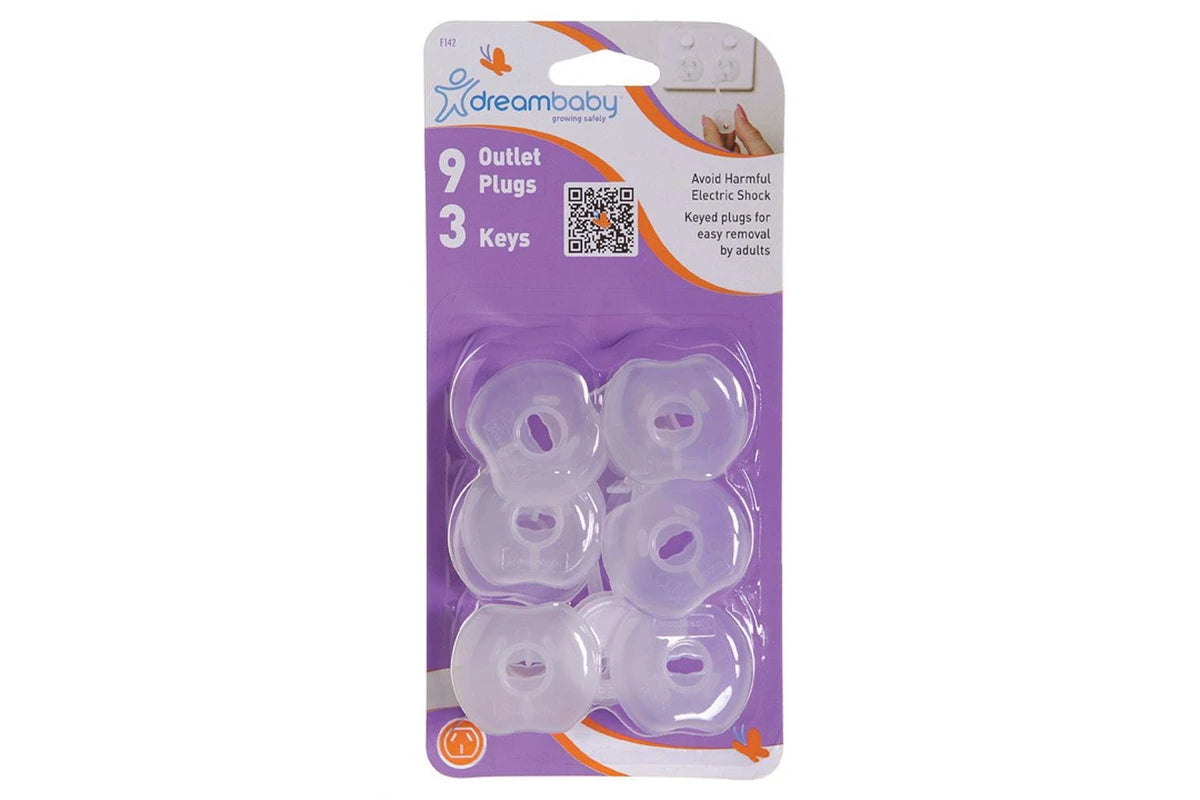36pc Dreambaby Baby/Child Safety Keyed Outlet Plugs w/3 Key Clear For AU/NZ Plug