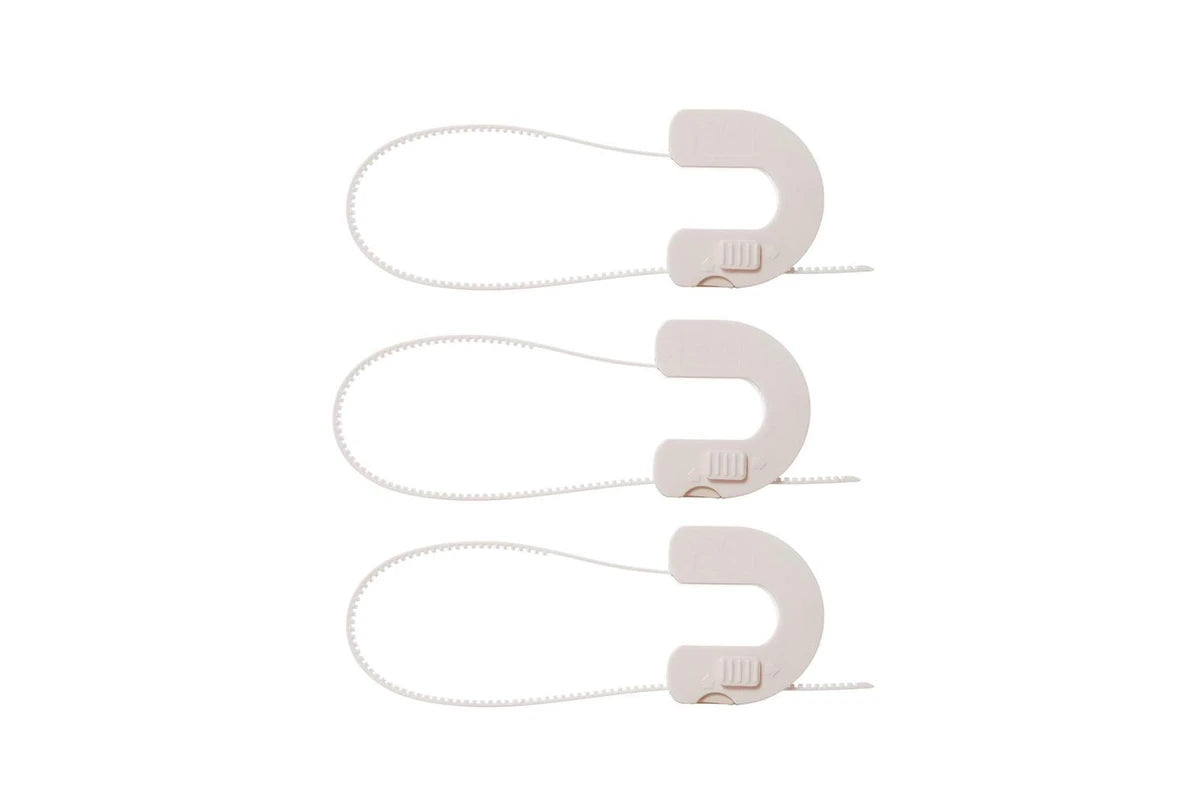 3x Dreambaby Safety/Protection Flexible Loop Lock/Latch For Cabinet/Cupboards