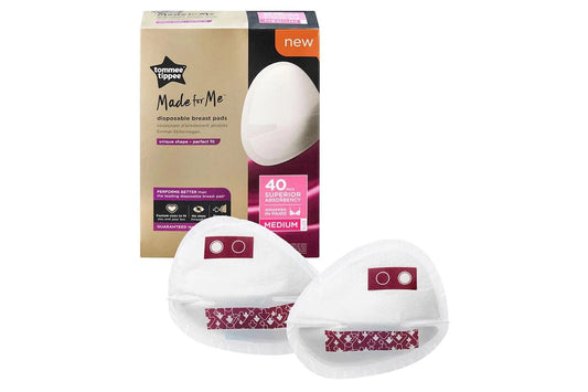 40pc Tommee Tippee Made For Me Disposable Leak Proof Breast Pads Daily Medium