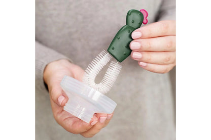 4pc Boon 24cm Cacti Brushes Feeding Baby Nipple Bottle Cleaning Brush Set (Green)