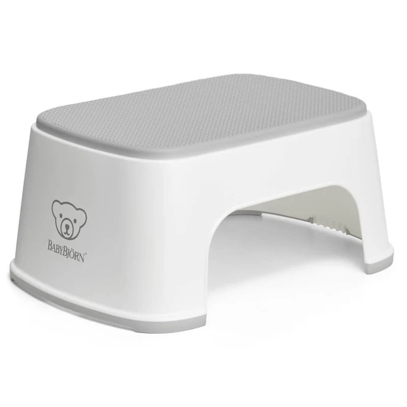 BabyBjorn Step Stool (White/Grey)