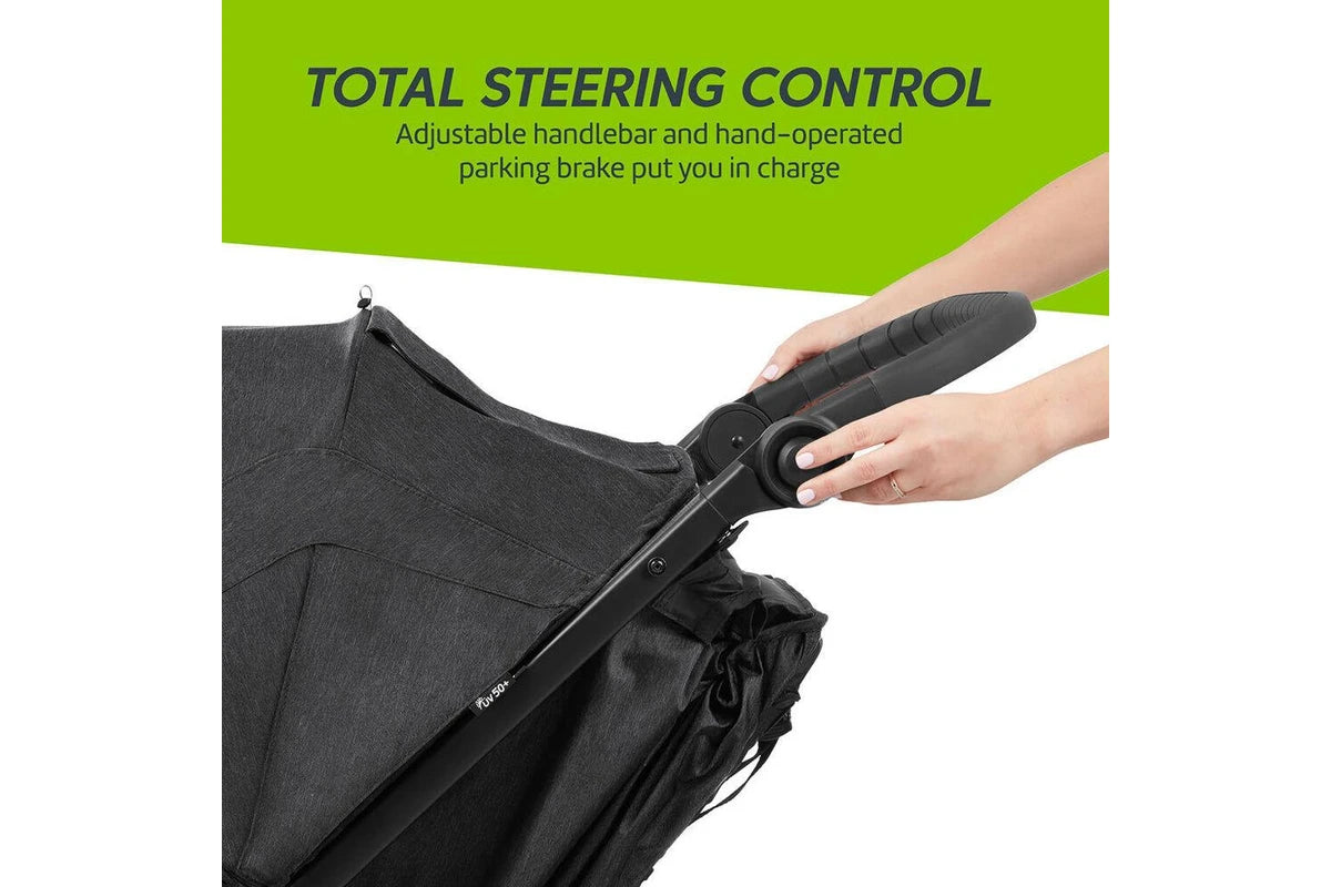 Baby Jogger City Elite 2 Opulent Black All Terrain Folding Travel Stroller