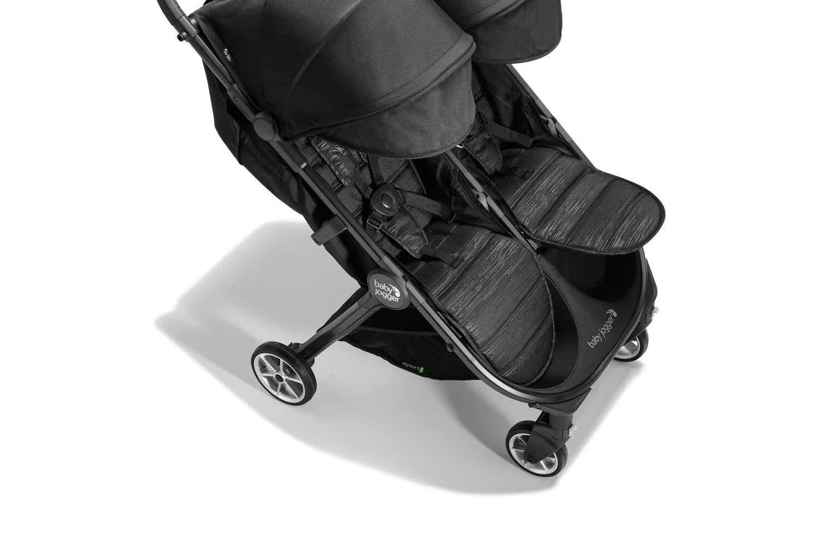 Baby Jogger City Tour 2 Double Pitch Baby Compact Travel Stroller Pram (Black)