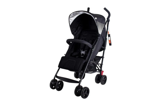 Bebe Care Mira DLX Black Newborn Baby Pram / Toddler Stroller - Max Load 20kg