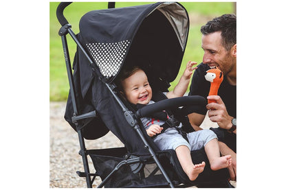 Bebe Care Mira DLX Black Newborn Baby Pram / Toddler Stroller - Max Load 20kg