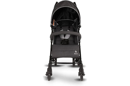 Betti Deluxe Baby Infant Granny Lightweight Folding Travel Stroller Pram (Black)