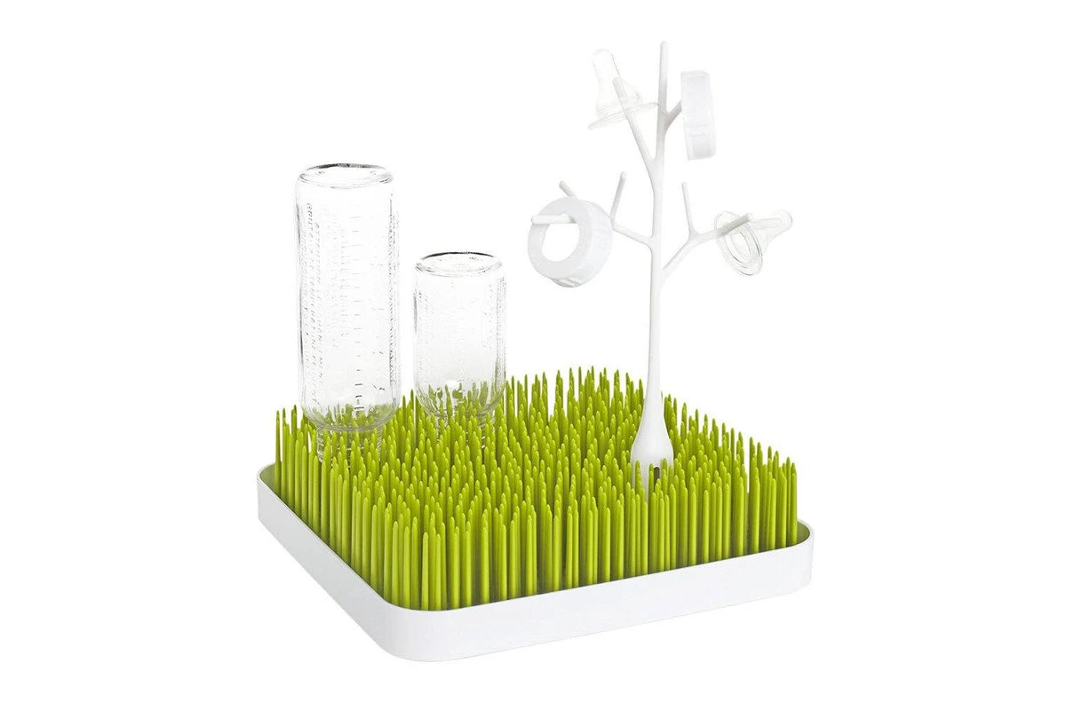 Boon Grass Countertop Drying Rack Holder Dryer for Infant Baby Bottle Utensils