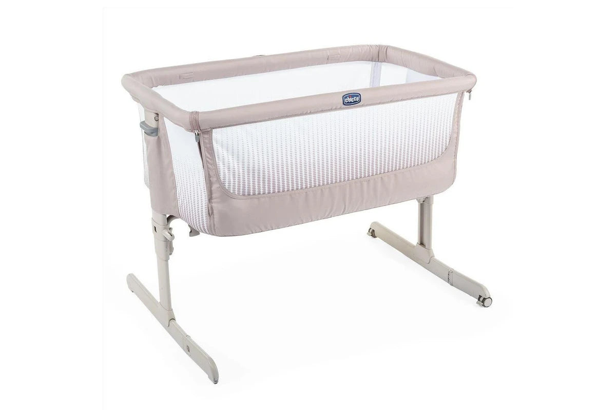 Chicco Adjustable Juvenile Baby Newborn Home Crib Bed Next2Me Air Dark (Beige) 0m+