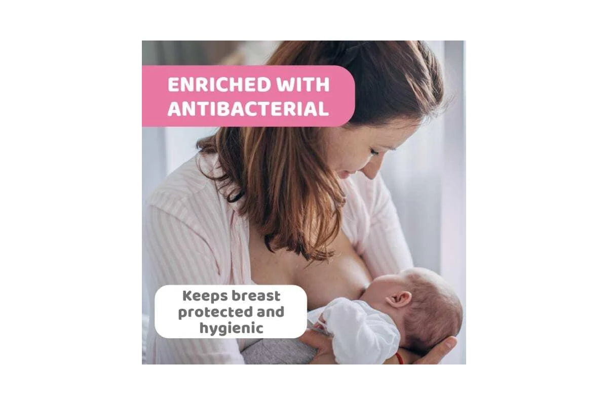 Chicco Black Disposable Breast Pads - Black (60 Pack)