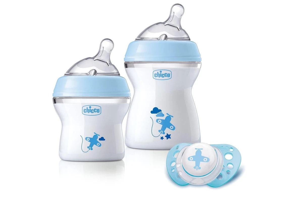 Chicco Natural Feeling Gift Set (Blue)