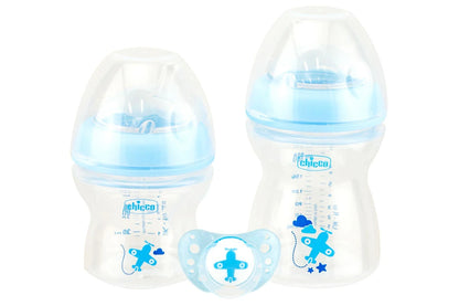 Chicco Natural Feeling Gift Set (Blue)