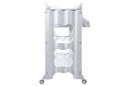 Childcare Montana With Sturdy Steel Frame And Easy Slide-out Bath Feature (White)