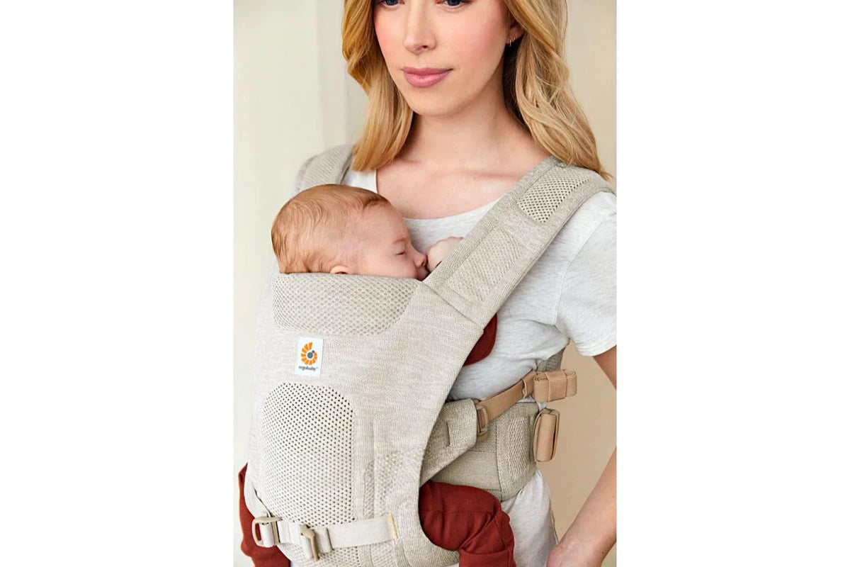 Ergobaby Aerloom Newborn Baby Carrier (Sand)