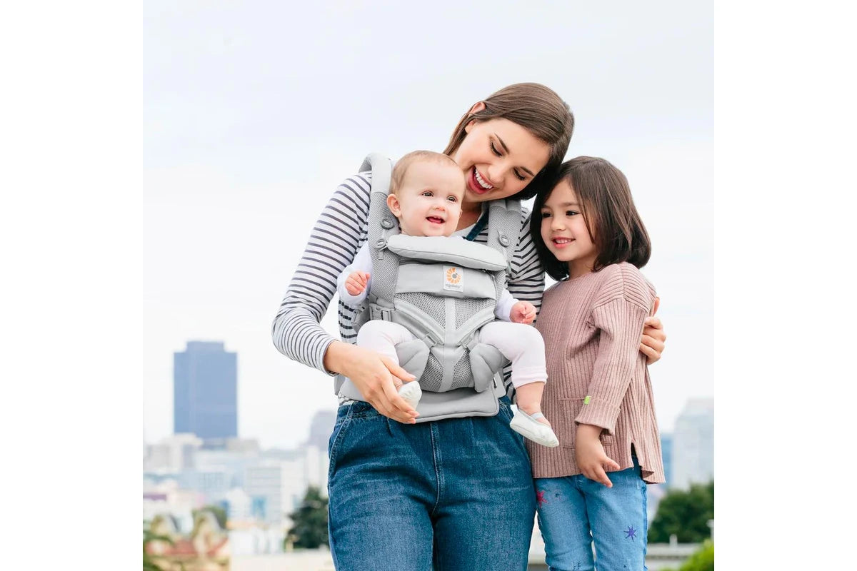 Ergobaby Omni Classic Cool Air Mesh Baby Carrier (Pearl Grey)