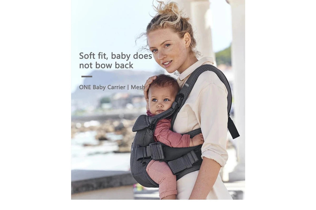 Ergonomic Baby Carrier Backpack Breathable Support Harmony (Silver Grey)