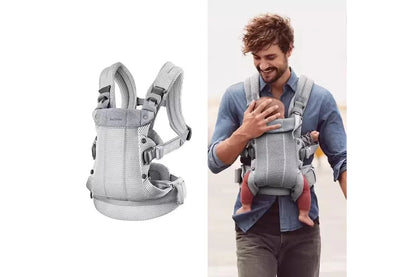 Ergonomic Baby Carrier Backpack Breathable Support Harmony (Silver Grey)