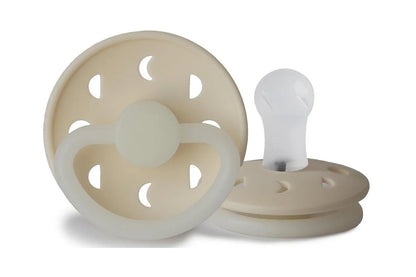 Frigg Baby's First Pacifier 4 Pack (Moonlight Sailing Cream) (0-6 months)