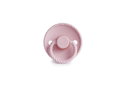 Frigg Rope Silicone Pacifier 2 Pack (Baby Pink) (0-6 months)