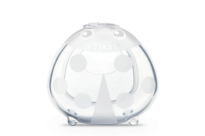 Haakaa Ladybug Silicone Breast Milk Collector - 2 Collectors with Caramel Storage Bag (150ml)