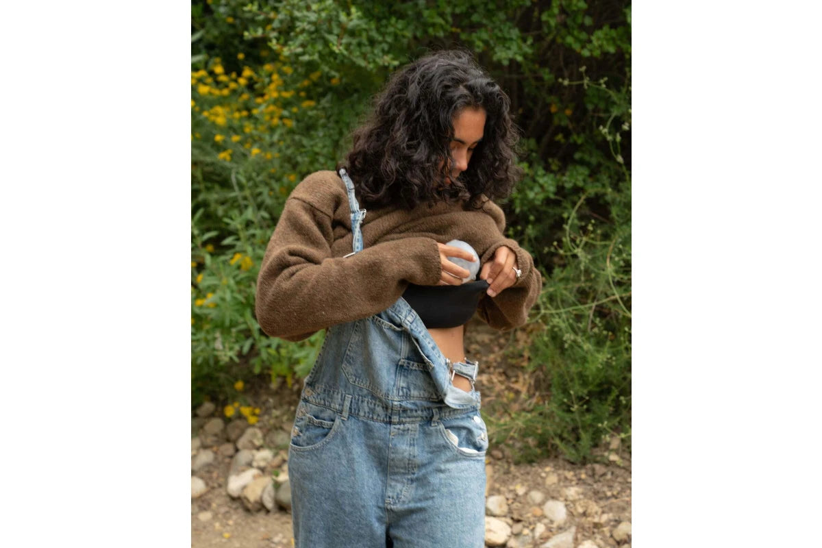 Haakaa Ladybug Silicone Breast Milk Collector - 2 Collectors with Caramel Storage Bag (150ml)