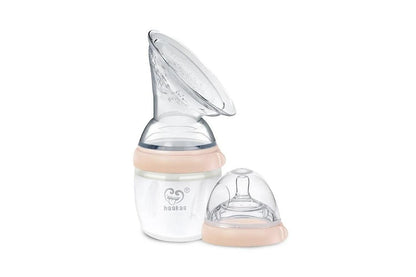 Haakaa Gen 3 Silicone Breast Pump & Bottle Top Set - 160ml (Peach)