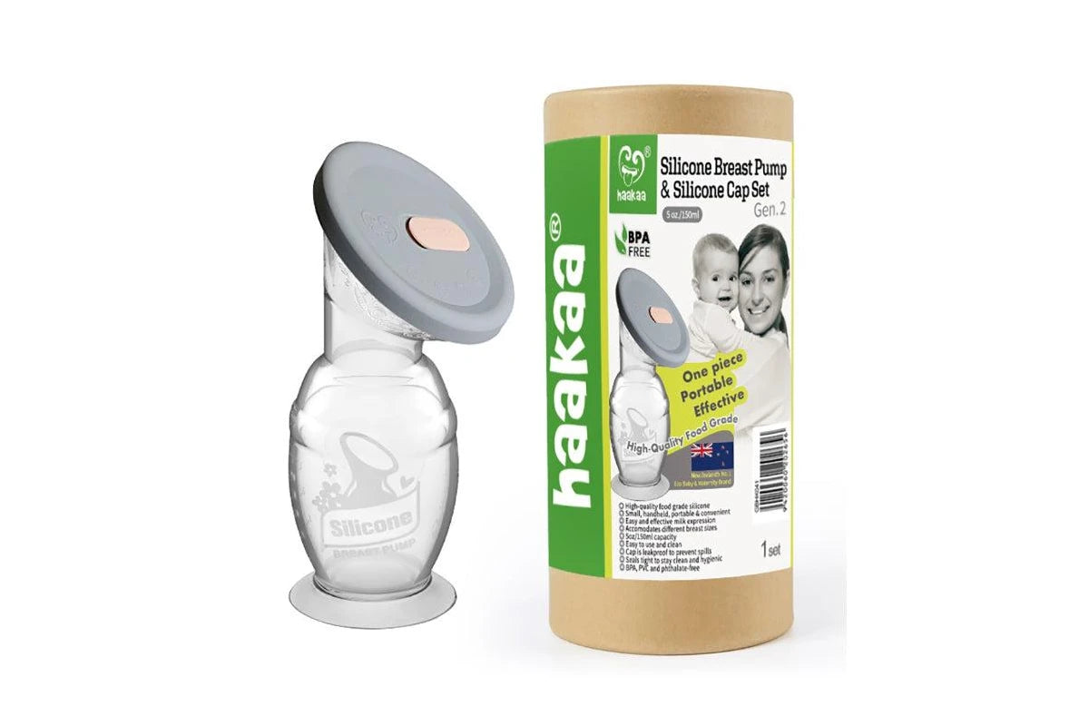 Haakaa Gen 2 Silicone Breast Pump With Suction Base & Silicone Cap 1 Each