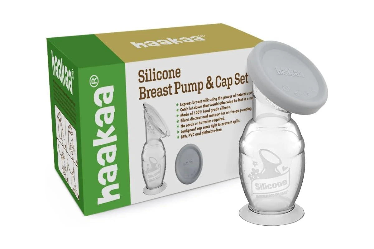 Haakaa Gen 2 Silicone Breast Pump With Suction Base & Silicone Cap 1 Each