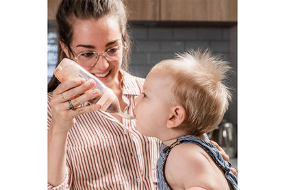 Haakaa Silicone Baby Food Dispensing Spoon (Grey & Nude)