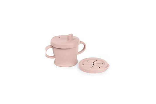 Haakaa Silicone Sip-N-Snack Cup (Blush, Rust, Suva Grey, Bluestone)