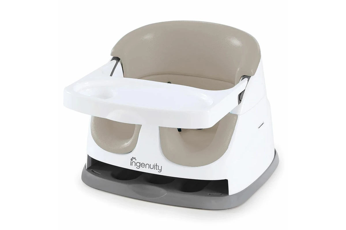 Ingenuity Baby Infant Toddler 6m+ Feeding Booster High Dining Chair Seat (Cashmer)