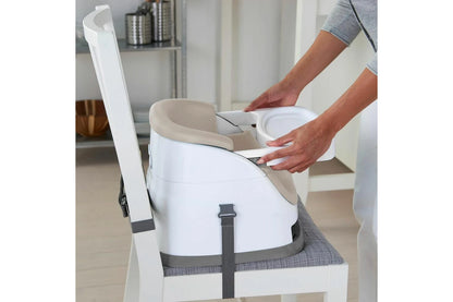 Ingenuity Baby Infant Toddler 6m+ Feeding Booster High Dining Chair Seat (Cashmer)