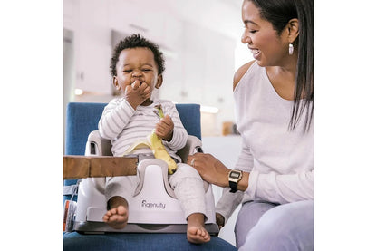 Ingenuity Baby Infant Toddler 6m+ Feeding Booster High Dining Chair Seat (Cashmer)