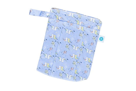Itti Bitti Premium Double Pocket Wetbag - Love Birds