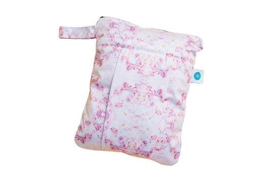 Itti Bitti Premium Double Pocket Wetbag - Coral Swirl