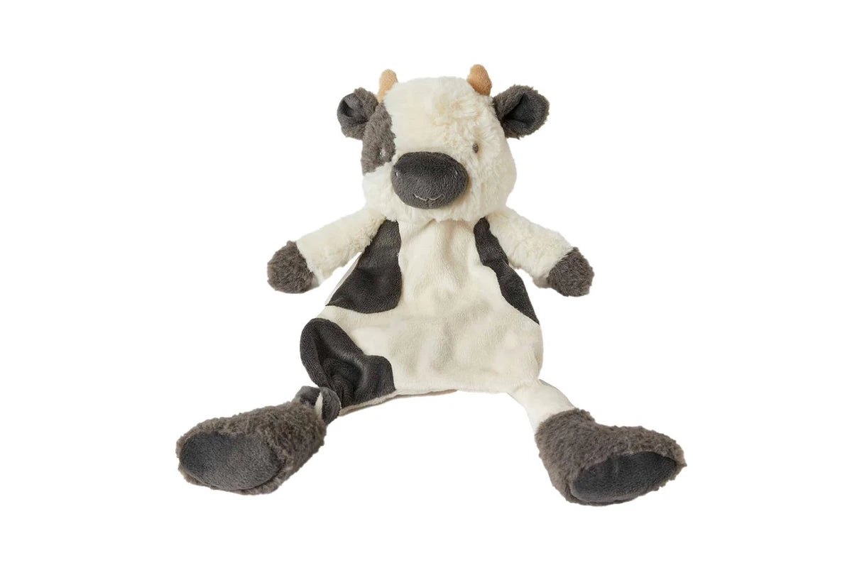 Jiggle & Giggle 30cm Bertie Cow Comforter w Soft Plush Baby 0m+ (Charcoal White)