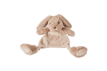 Jiggle & Giggle 33cm Bunny Comforter Teething Blanket Plush Toy Baby 0m+ (Taupe)