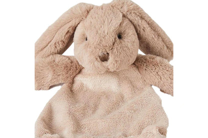 Jiggle & Giggle 33cm Bunny Comforter Teething Blanket Plush Toy Baby 0m+ (Taupe)